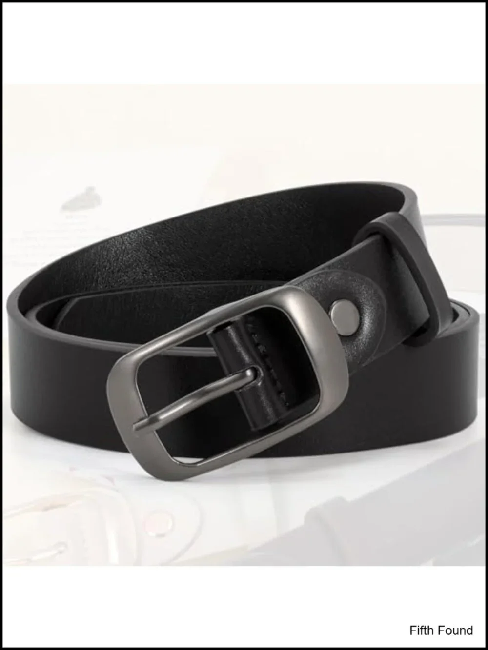 2 Pack Women Plus Size Leather Belts Fashion Cowhide Waist Belt Solid Pin Buckle